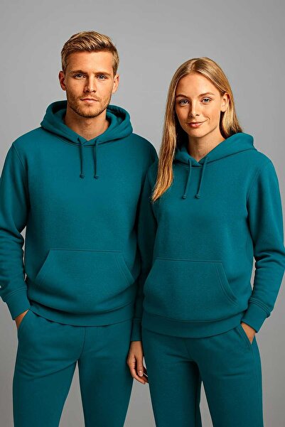 R&M Brotherhood R&M PETROL GREEN 3-STRAND PREMIUM CHARDON СУИТШИРТ С КАПЮШОН ...