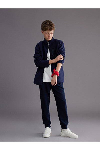 LC Waikiki Lcw Kids Navy Blue Elastic Waist Boy's Jogger Sweatpants