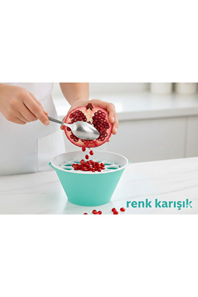 LUCES DESİGN Pratik Nar Ayıklama Aparatı,Kısa Sürede Lekesiz Ayıklama Hazneli
