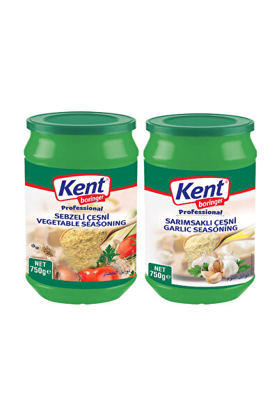 Kent Boringer 2’li Sebze Aromalı Çeşni Seti Sarımsaklı & Sebzeli 750 g X 2 Ad...