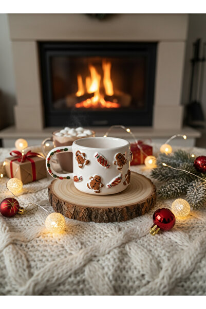 Me Gusta Home Kurabiye Şeker Seramik Kupa