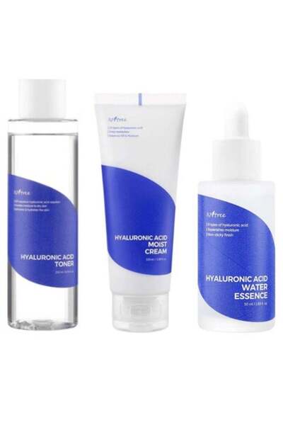 Isntree كريم مرطب بحمض الهيالورونيك + تونر + خلاصة ماء للوجه (100 مل/200 مل/5...