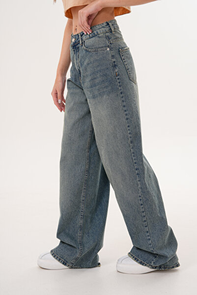 nevalive Women's Baggy Low Waist Pants