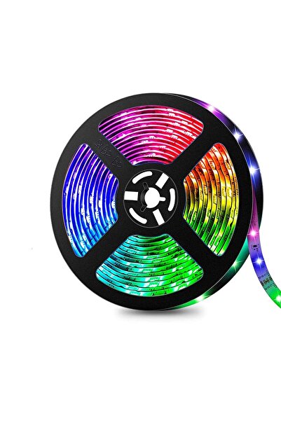 LEDIGANT Banda LED RGB 12V, 60 LED/m, SMD 5050, Multicolora, IP65, Latime 10m...