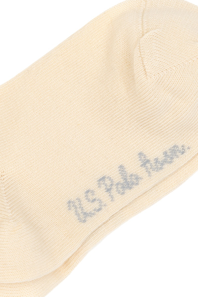 U.S. Polo Assn. Girl's Cream Socks 50314663-Vr256