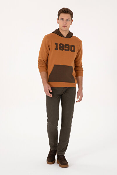 U.S. Polo Assn. Men's Camel Sweatshirt 50316359-Vr233