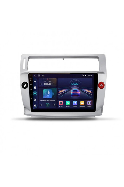 NAVI-ABC Citroen C4 (2004-2011) Navigație Android de 9 inci - 4GB RAM, 64GB, ...