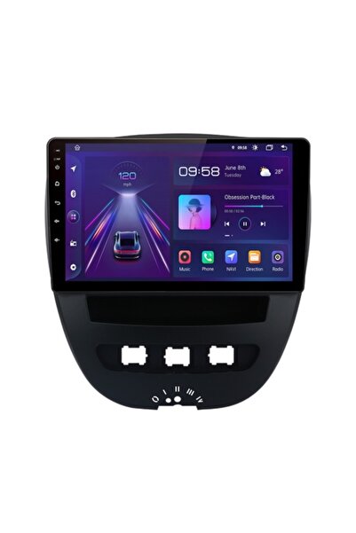 NAVI-ABC Citroen C1 (2005-2014) Dedicated 10 inch Android 12 Navigation - 6GB/128GB, Octa-Core, 4G