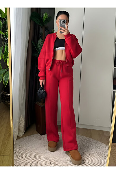 YAKAMEL Women's Casual Bomber Suit