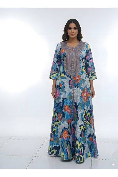 AFandina جلابية مشجره حصريه بإطلالة ناعمة وأنيقة