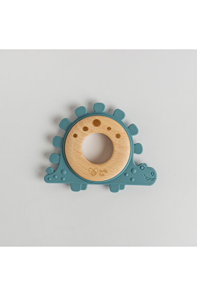 Pitikot Teething Toy, Wood and Silicone, Safe for Babies