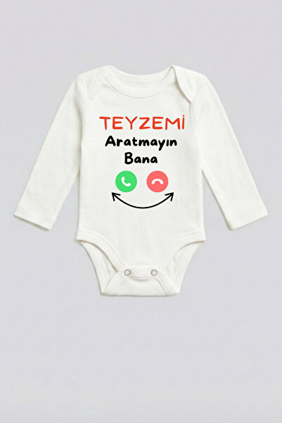 Teyze Yazılı Zıbın 100% Pamuklu