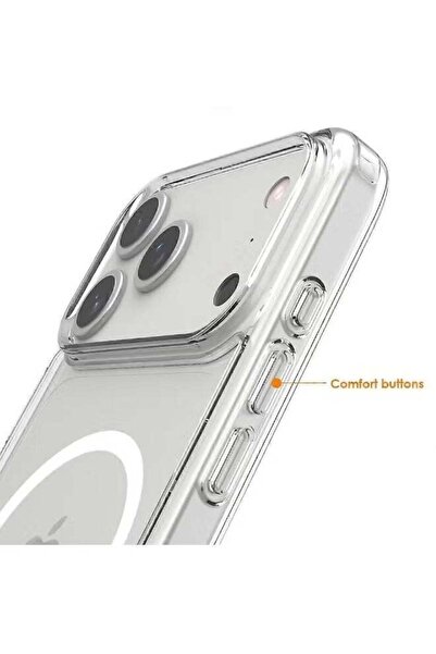 Generic iPhone 17 Pro Clear MagSafe Anti-Yellowing Case - 6.3-inch