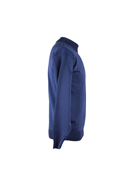 trender Half Fisherman Men's Indigo Men's Sweater Ysn02