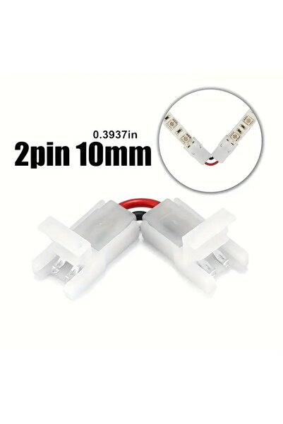 LEDIGANT Conector Cot 90 grade Banda LED RGB, 4 fire