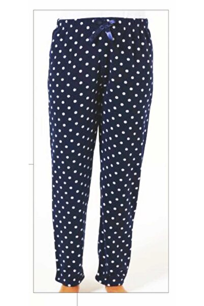 Estiva Polka Dot Pattern Fleece Pajama Bottoms