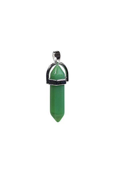 Mood Necklaces Green aventurine pendant -- 4cm