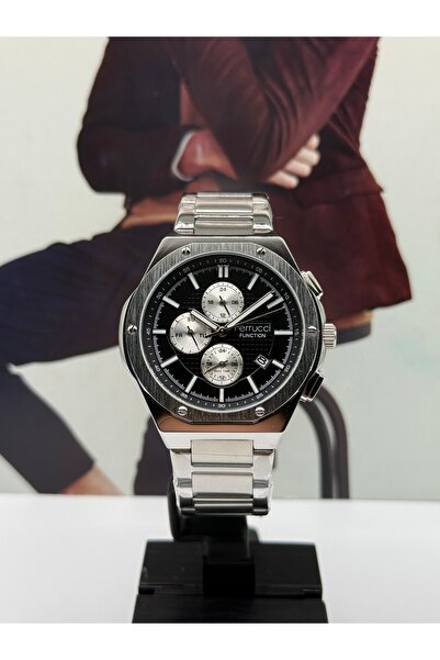 Ferrucci Silver Sports Wristwatch 3 Atm Waterproof 2 Years Warranty