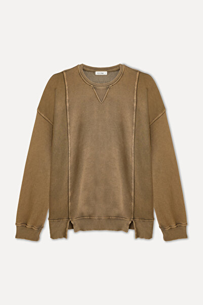 Mudo Cycling Neck Sweatshirt with Stitching Details