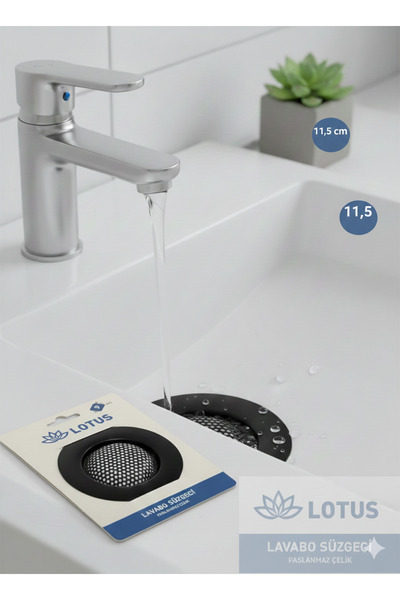 Lotus Stainless Steel Kitchen Sink Strainer 11.5 cm