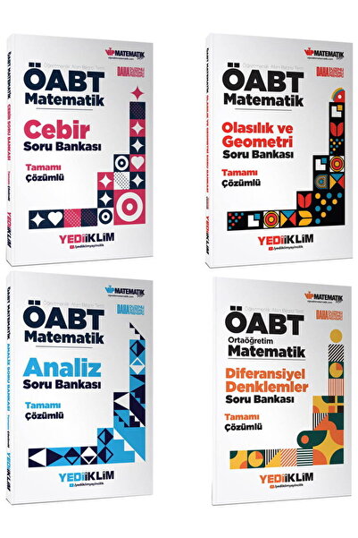 Yediiklim Yayınları Yediiklim ÖABT Lise Matematik Öğretmenliği Soru Bankası S...