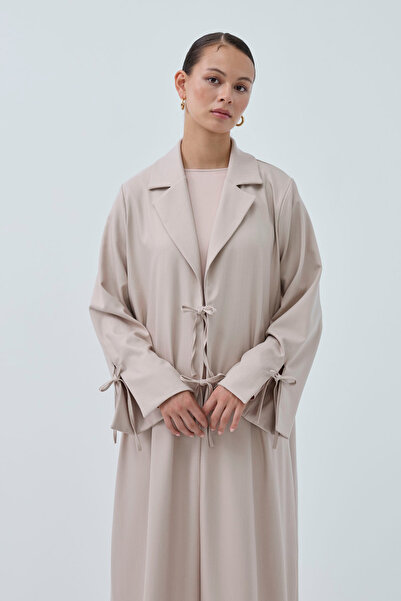 ViadelAtelier ÖN BAĞLAMALI ABAYA
