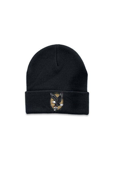 MODA قبعة شتوية قابلة للطي باللون الأسود من كارتال مطبوع