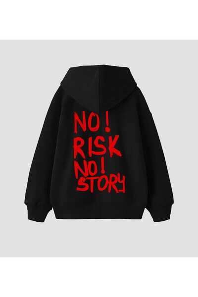 Hunors Sportswear & Company سترة رياضية مطبوع للجنسين من القطن بغطاء رأس بدون...