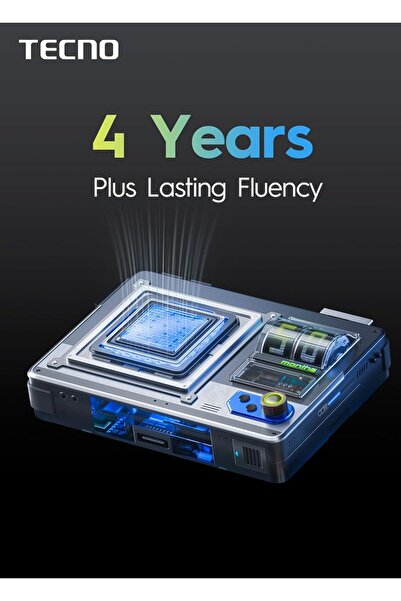 TECNO Spark Go 1 Dual SIM 4.5G Android 14 Smartphone (Magic Skin Green, 128+4)