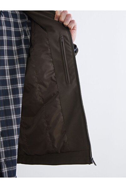 LC Waikiki Standard Fit Velvet Collar Men's Coat