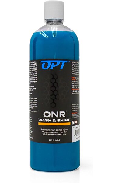 Optimum غسول وملمع بدون شطف - 32 أونصة. زجاجة |   غسيل السيارات بدون ماء