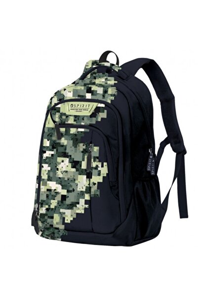 Spirit Rucsac CITY PIXEL Bleumarin/Kaki, 46 x 33 x 22 cm