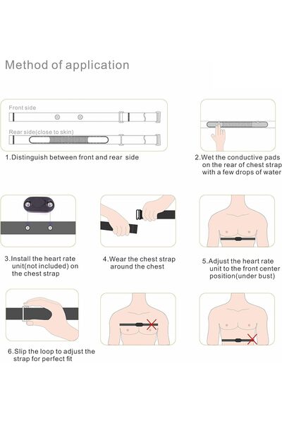 NALACAL Pro Heart Rate Monitor Chest Strap, Compatible with Polar H10/H7, Wahoo Tickr, Coospo