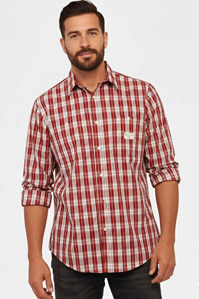 Guess Jeans Men's Multicolor Regular Fit Shirt M5Yh37Wh7Q1-L51C