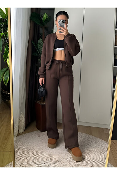 BayBayan ΓΥΝΑΙΚΕΙΟ ΣΕΤ ΦΟΡΜΑΣ ΤΥΠΟΥ BOMBER ΜΕ ΨΗΛΗ ΜΕΣΗ