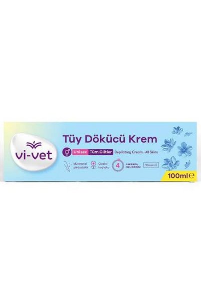Vi-vet Hair Removal Cream 100 ml Unisex All Skin Types