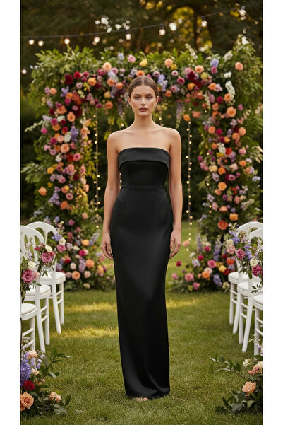 Papillon couture Luxury Dress(Siyah)