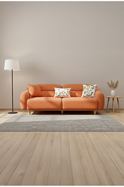 Rolivs Stella Üçlü Koltuk Gürgen Ağacı Ayak- Kadife