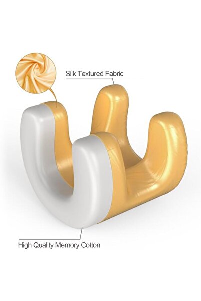 NALACAL Black Side Sleeper Face-Down Anti-Wrinkle Beauty Pillow for Side & Stomach Sleepers