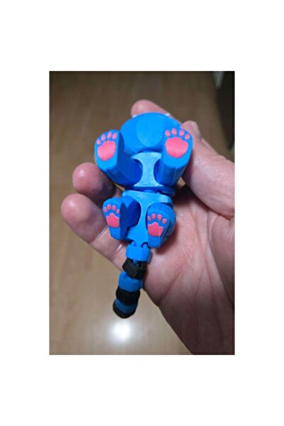 IMALDI PRO Articulated Keychain Fidget Toy, Tigrul Derpy, 8 cm, Multicolor, PLA