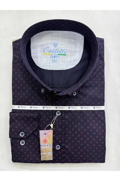 Castelli Printed Stretch Fabric Large Size New Season Men's Shirt