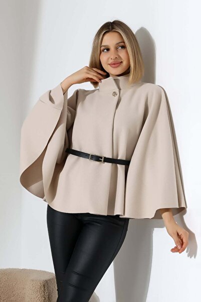 Pulli Collection Παντζόνι με λεπτομέρεια από χρυσό κουμπί και ζώνη