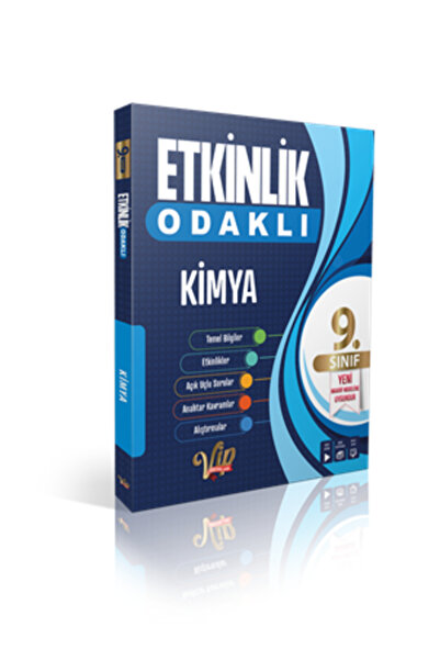 vip yayınları Vip 9. Sınıf Etkinlik Odaklı Kimya Konu Anlatım