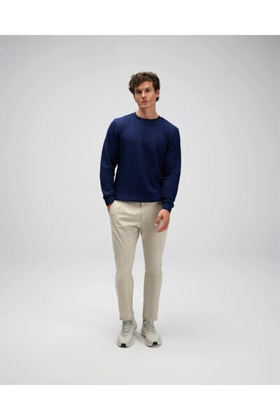 Ellesse EM623-NV Erkek Lacivert Kazak