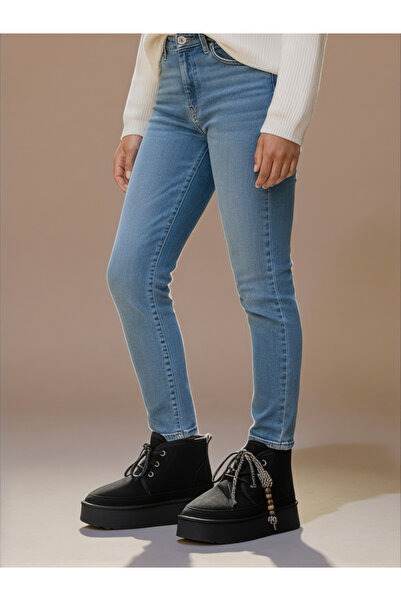 Jarrox Icon Women's Black Boots with Bead Accessories, Suede Look, Fur Lining Inside, Poly Sole