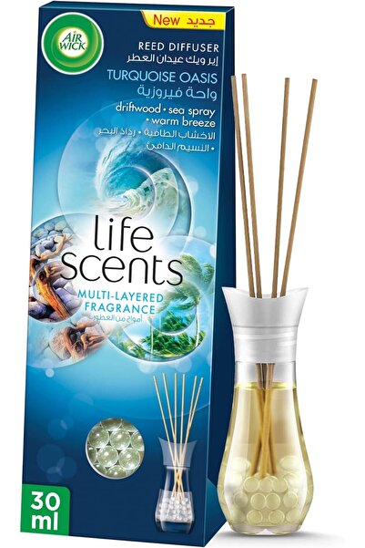 Air Wick Life Scents Reed Diffuser Turquoise Oasis, 30 ml