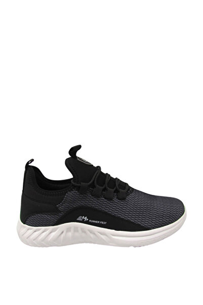 M.P. Mp Men's Summer Knitwear Sports Shoes Black Gray Mp-1061