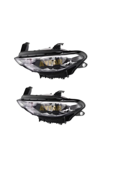 AYFAR Fiat Egea ön far takımı Sağ Sol içi beyaz motorlu ledsiz