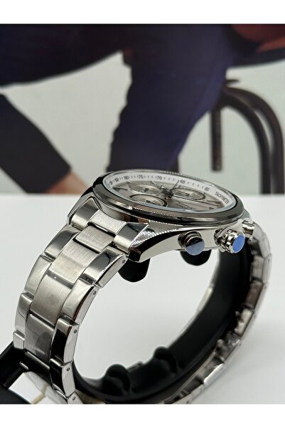 Ferrucci Silver Sports Men's Watch 43mm Waterproof with 2 Years Warranty