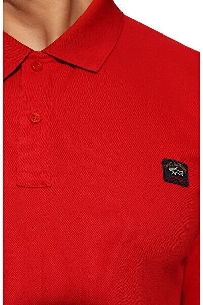 PAUL&SHARK MEN'S KNITTED POLOSHIRT C.WCOTTON